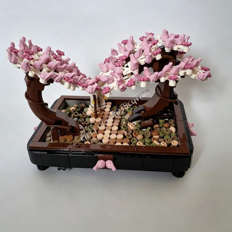 Bonsai Garden Lego - 673 Piezas, Bloques de Construcción MOC