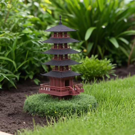 Bonsai Garden Pot - Decoración de bonsái para acuario de