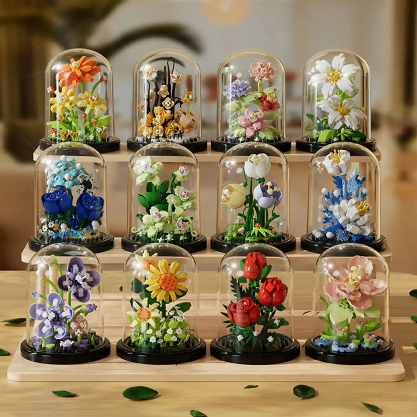 Bonsai Garden Lego - Bloques de Construcción Micro, Ramo de