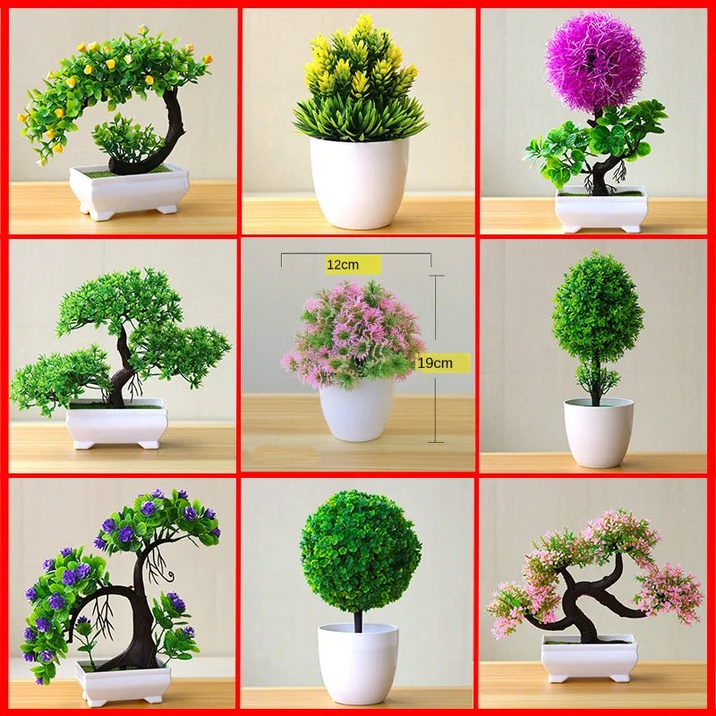 Bonsai Garden For Home - Planta Artificial Pequeña en Maceta, Bonsái