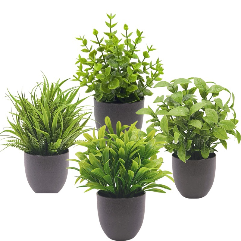 Bonsai Garden Pot - Bonsái de Planta Verde Simulado, Decoración