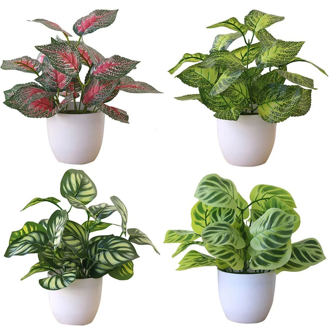 Bonsai Garden Pot - Maceta de follaje Artificial, bonsái para