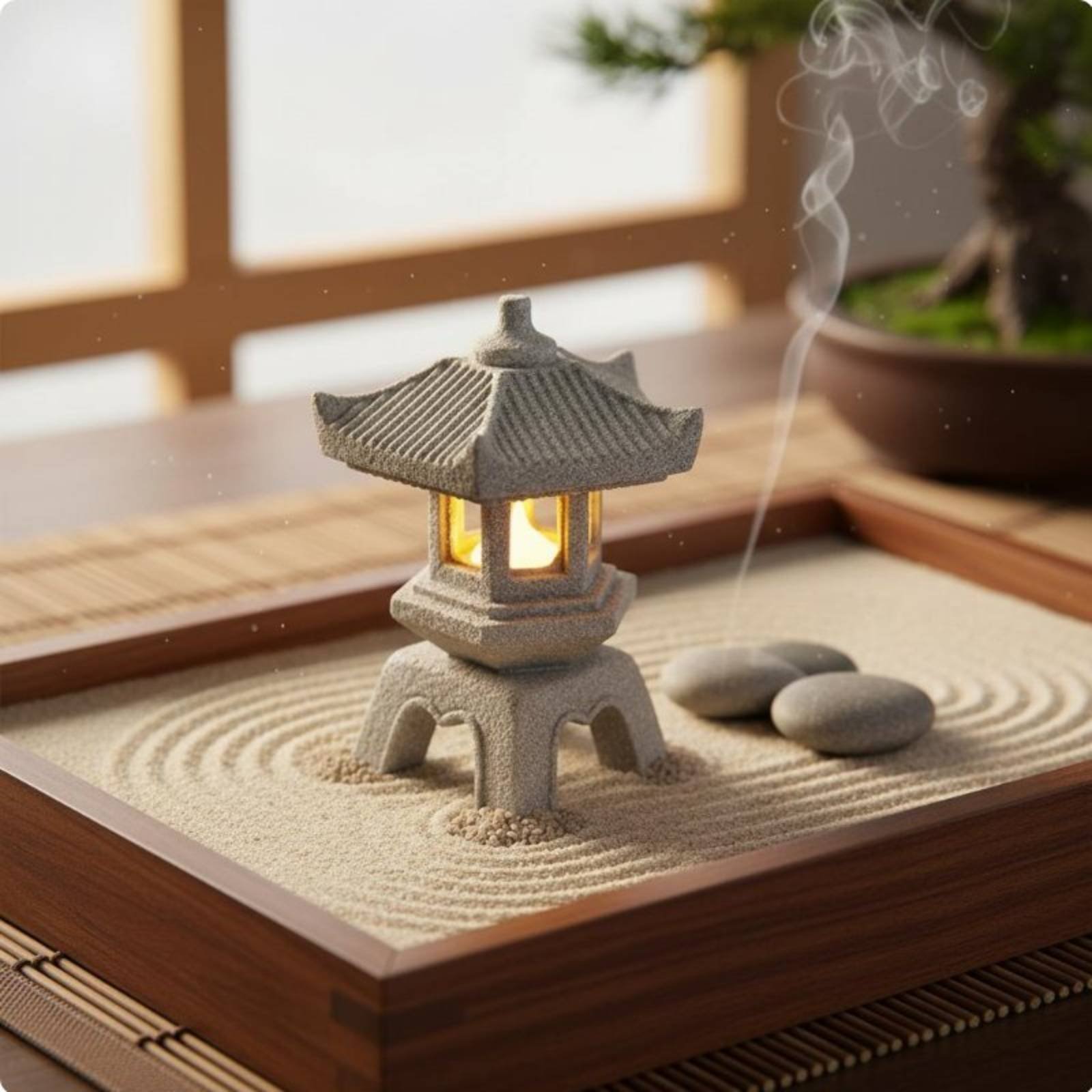 Farol de Piedra en Miniatura c - Bonsai Garden Usa reseña y precio