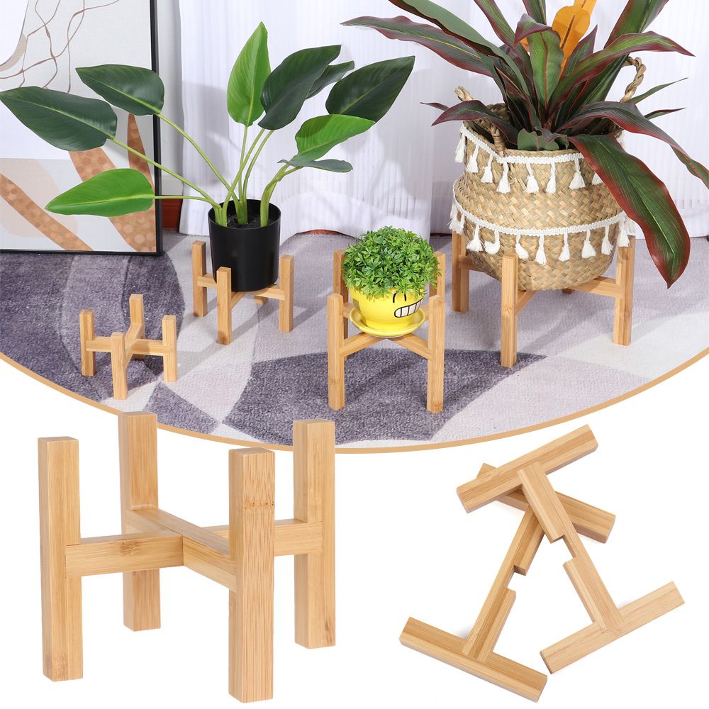 Soporte de bambú para decoraci - Bonsai Garden Display Stands reseña y precio