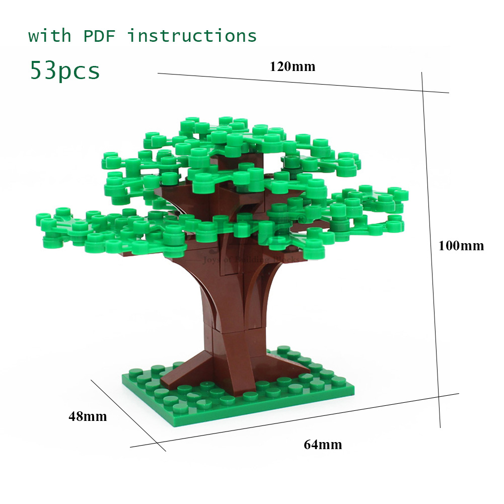 Moc DIY plantas de jardín árbo - Bonsai Garden Lego reseña y precio