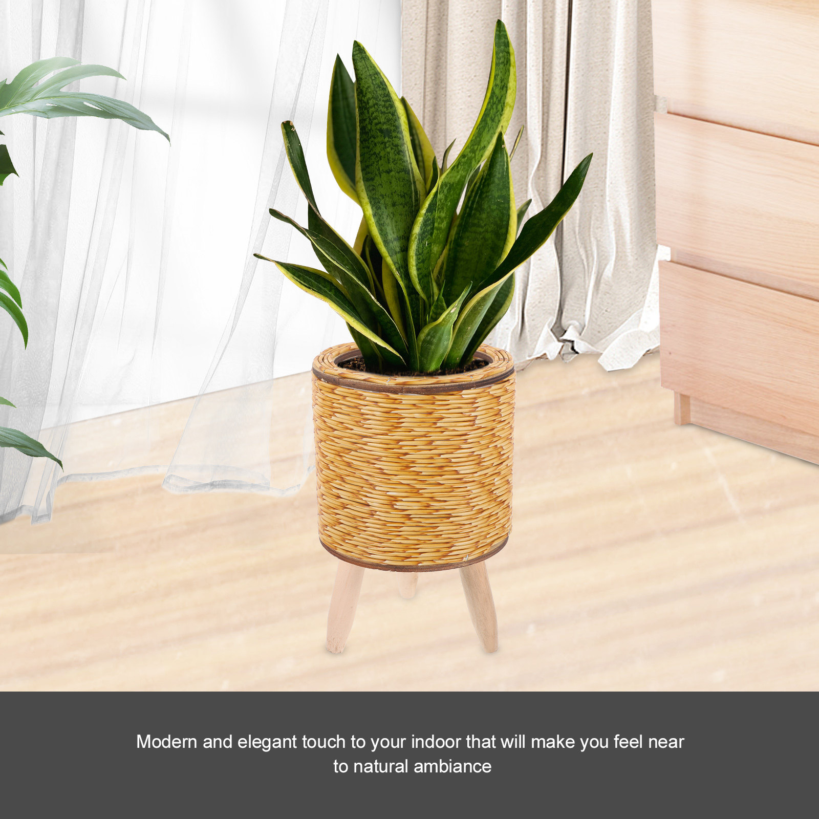 Soporte de Madera Tejida para  - Bonsai Garden Stand reseña y precio