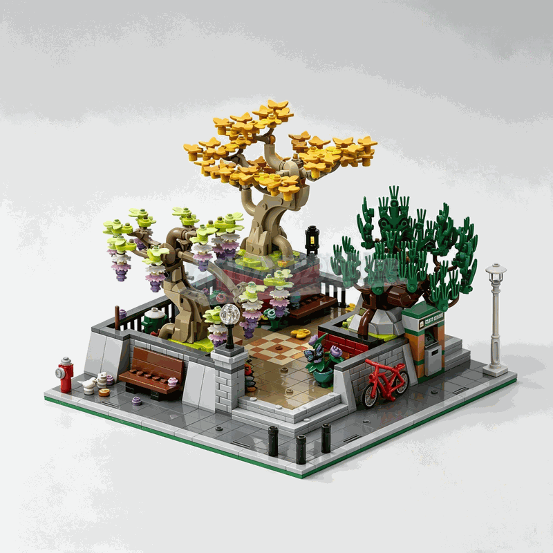 1309 Piezas Bloques de Constru - Bonsai Garden Lego reseña y precio