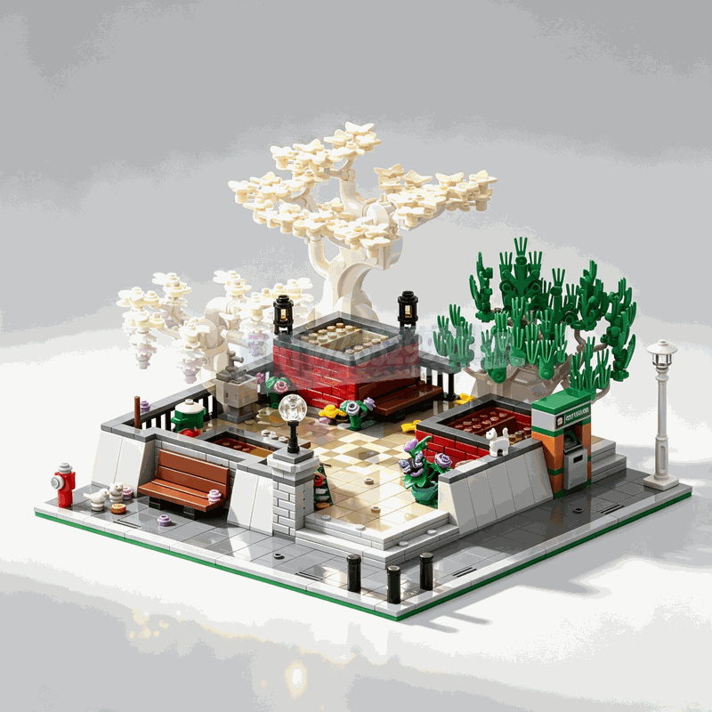 1309 Piezas Bloques de Constru - Bonsai Garden Lego reseña y precio