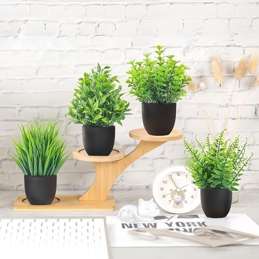 Juego de 4 Mini Plantas Artifi - Bonsai Garden For Home reseña y precio