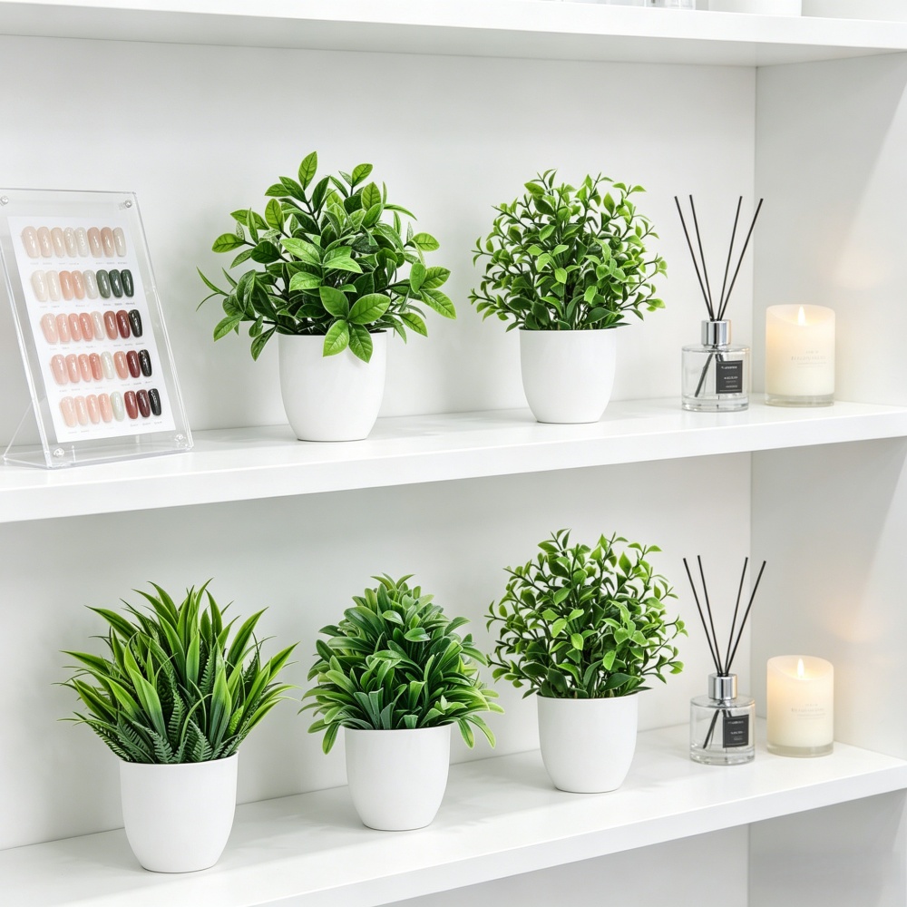 Juego de 4 Mini Plantas Artifi - Bonsai Garden For Home reseña y precio
