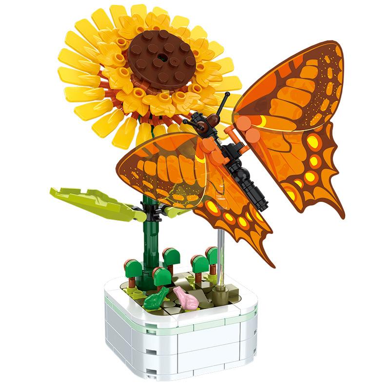 DIY Mini mariposa insecto plan - Bonsai Garden Lego reseña y precio
