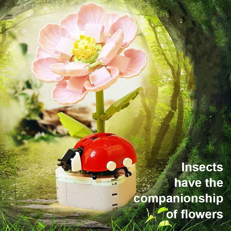 DIY Mini mariposa insecto plan - Bonsai Garden Lego reseña y precio