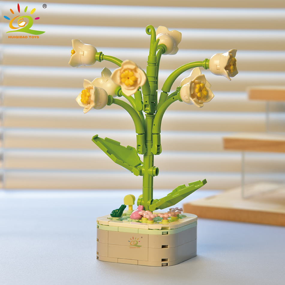 HUIQIBAO-flores suculentas MOC - Bonsai Garden Lego reseña y precio