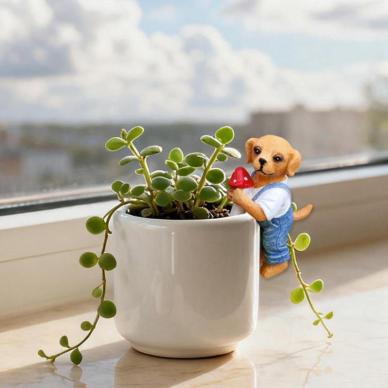 Linda Figura de Perro Colgante - Bonsai Garden Usa reseña y precio