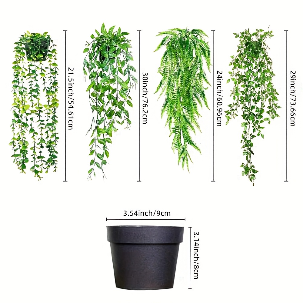 Planta Artificial Colgante, Co - Bonsai Garden Pot reseña y precio