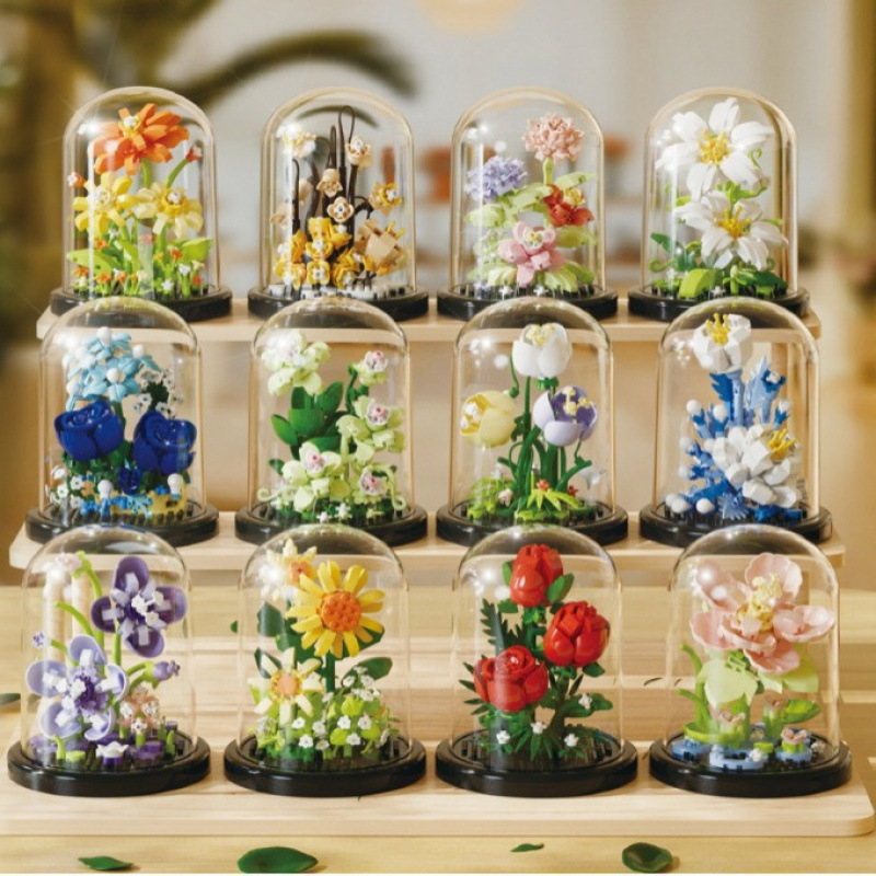 Ramo de flores, bloques de con - Bonsai Garden Lego reseña y precio