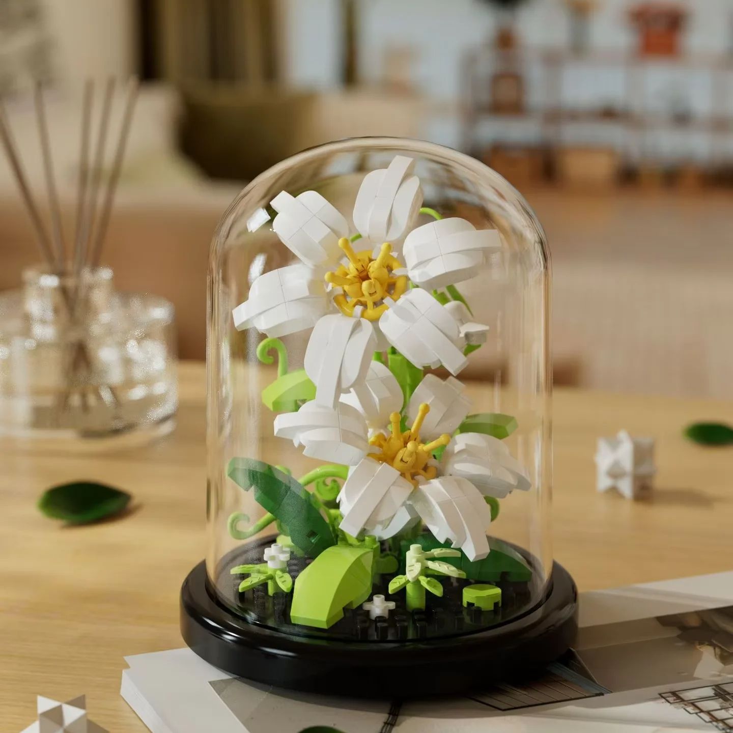 Ramo de flores, bloques de con - Bonsai Garden Lego reseña y precio